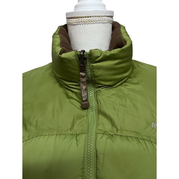 The North Face Womens Green Zip Up 700 Fill Goose Down Puffer Vest Jacket S/P - Picture 8 of 16